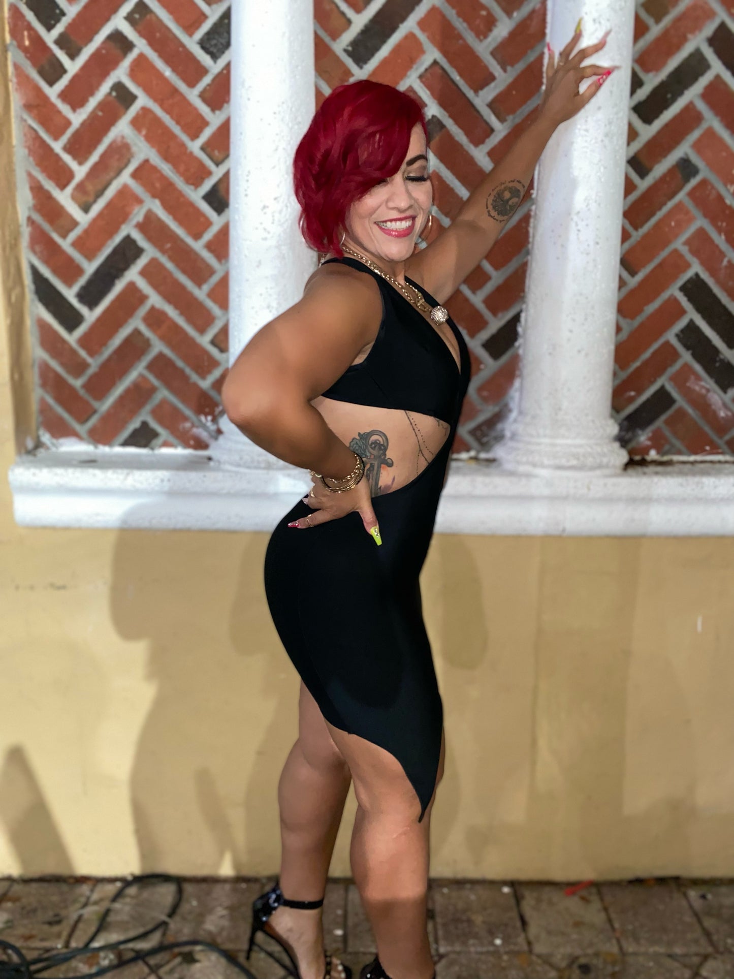 Phoebe Cutout Bandage Dress
